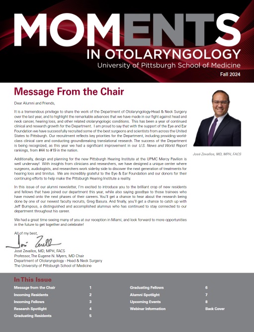 OTO Alumni Newsletter Fall 2024